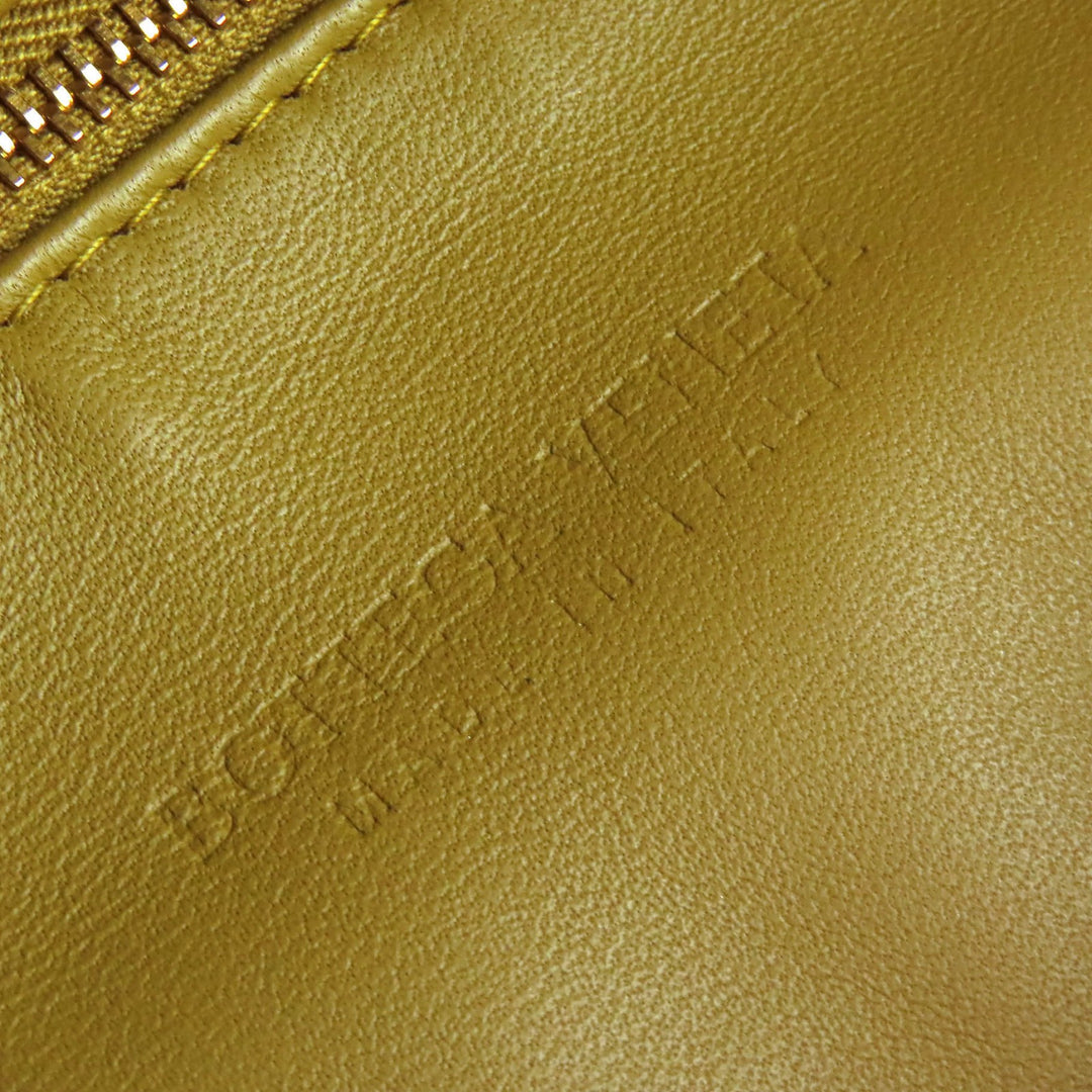 美品△BOTTEGAVENETA ボッテガヴェネタ 620954 ザ ボディポーチ ラムレザー シャーリング ボディバッグ ブラウン イタリア製 レディース