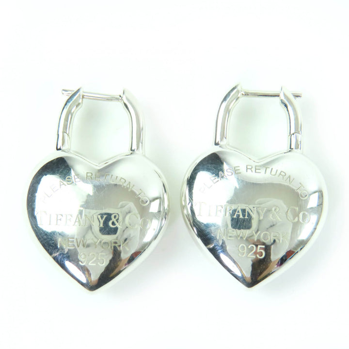 美品☆TIFFANY&amp;Co. ティファニー リターントゥティファニー フルハートピアス ミディアム AG925 重量22.3g レディース 定価330000円