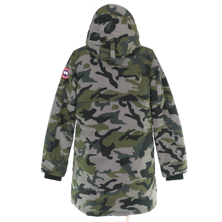 極美△CANADA GOOSE カナダグース 5806LP GABRIOLA PARKA カナダグースジャパン ロゴワッペン フード付 カモフラ ダウンコート XS 正規品