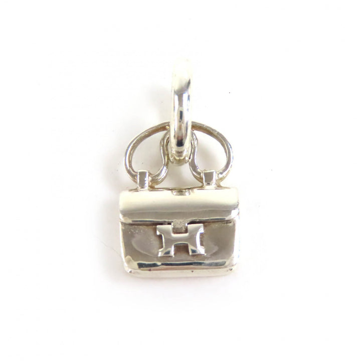 美品△HERMES エルメス アミュレット コンスタンス AG925 バッグモチーフ ペンダントトップ シルバー 重量6.6g レディース オススメ