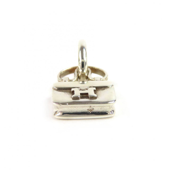 美品△HERMES エルメス アミュレット コンスタンス AG925 バッグモチーフ ペンダントトップ シルバー 重量6.6g レディース オススメ