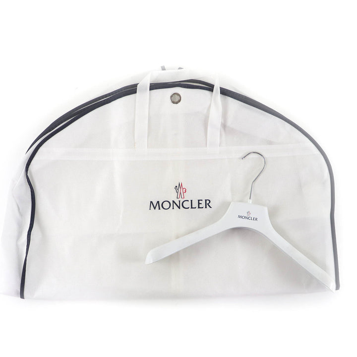 極美品△MONCLER モンクレール 22-23AW DRONIERES ロゴワッペン フード付き 2WAY ダウンジャケット ダウンベスト ジャケット 0 黒 正規品
