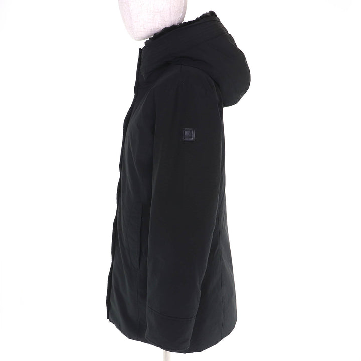 美品△WOOLRICH ウールリッチ WWOU0724FR UT0001 BOULDER FAUX FUR PARKA ボルダー エコファー付き フーテッド ダウンジャケット 黒 M