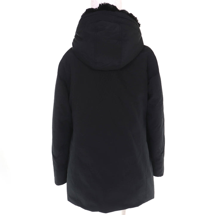 美品△WOOLRICH ウールリッチ WWOU0724FR UT0001 BOULDER FAUX FUR PARKA ボルダー エコファー付き フーテッド ダウンジャケット 黒 M