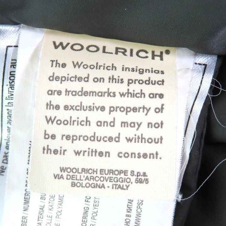 美品△WOOLRICH ウールリッチ WWOU0724FR UT0001 BOULDER FAUX FUR PARKA ボルダー エコファー付き フーテッド ダウンジャケット 黒 M