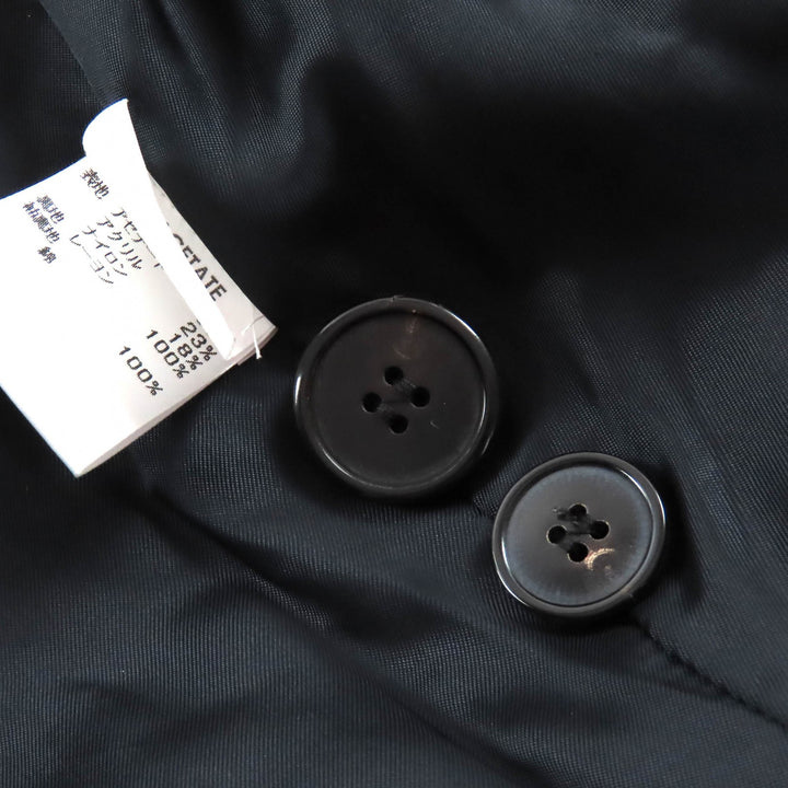 極美品△DRIES VAN NOTEN ドリスヴァンノッテン 1025678 クロコ型押し ロング トレンチコート ブラック 36 正規品 レディース オススメ◎