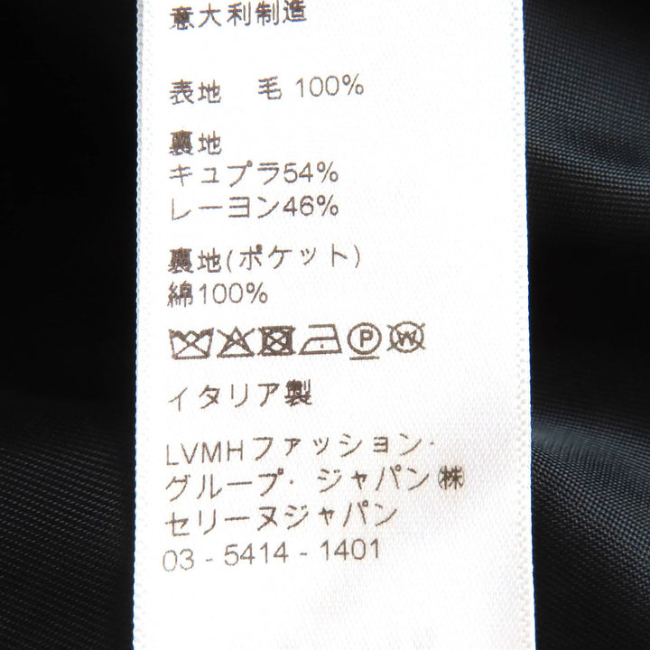 極美品△CELINE セリーヌ 2J066213F ウール100％ グレンチェック ミニ プリーツスカート グレー 34 イタリア製 正規品 レディース