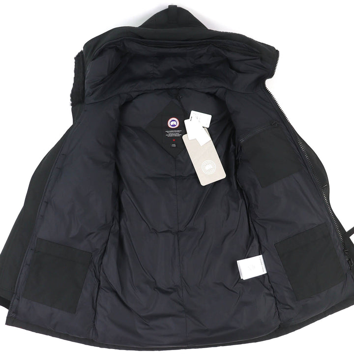 未使用△CANADA GOOSE カナダグース 3438MJ JASPER PARKA ジャスパーパーカ ロゴワッペン ダウンジャケット XS 国内正規品 定価192500円