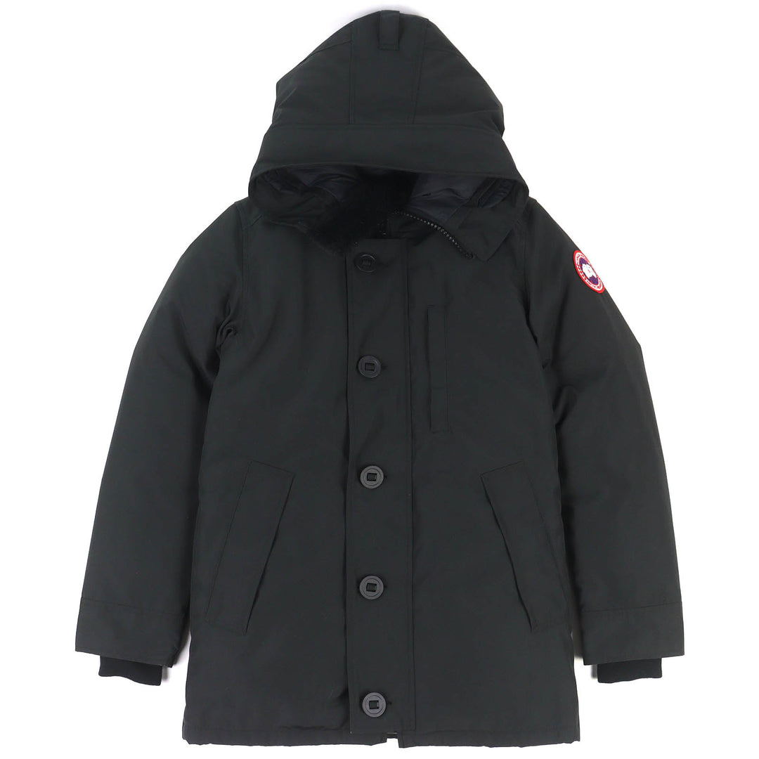 未使用△CANADA GOOSE カナダグース 3438MJ JASPER PARKA ジャスパーパーカ ロゴワッペン ダウンジャケット XS 国内正規品 定価192500円