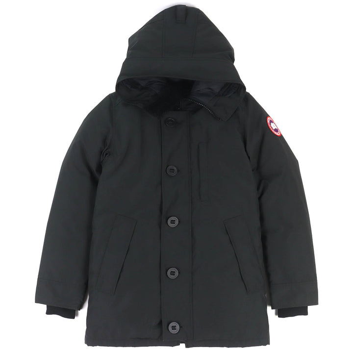 未使用△CANADA GOOSE カナダグース 3438MJ JASPER PARKA ジャスパーパーカ ロゴワッペン ダウンジャケット XS 国内正規品 定価192500円