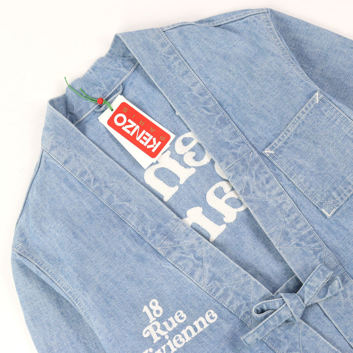 美品○KENZO VERDY 24SS FE55DM1426H4 ’KENZO BY VERDY’ エンブロイダリー KIMONO ジャケット XS 正規品 定価121000円