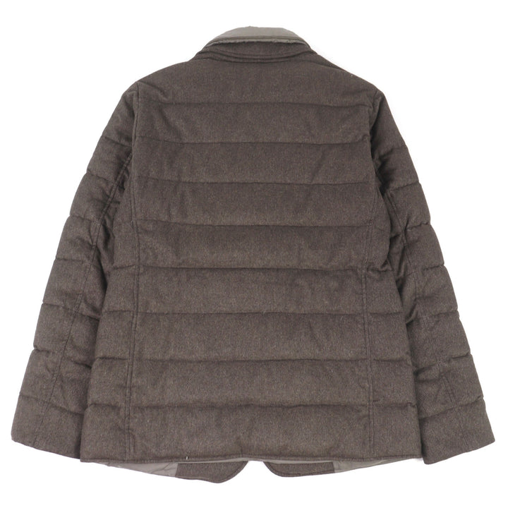 美品○Herno ヘルノ PI0227U PIACENZA社製生地使用 シルク51% カシミア49% 撥水加工 ダウンテーラードジャケット 48 正規品 メンズ