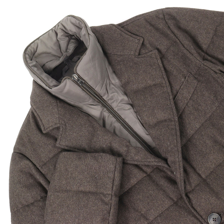美品○Herno ヘルノ PI0227U PIACENZA社製生地使用 シルク51% カシミア49% 撥水加工 ダウンテーラードジャケット 48 正規品 メンズ