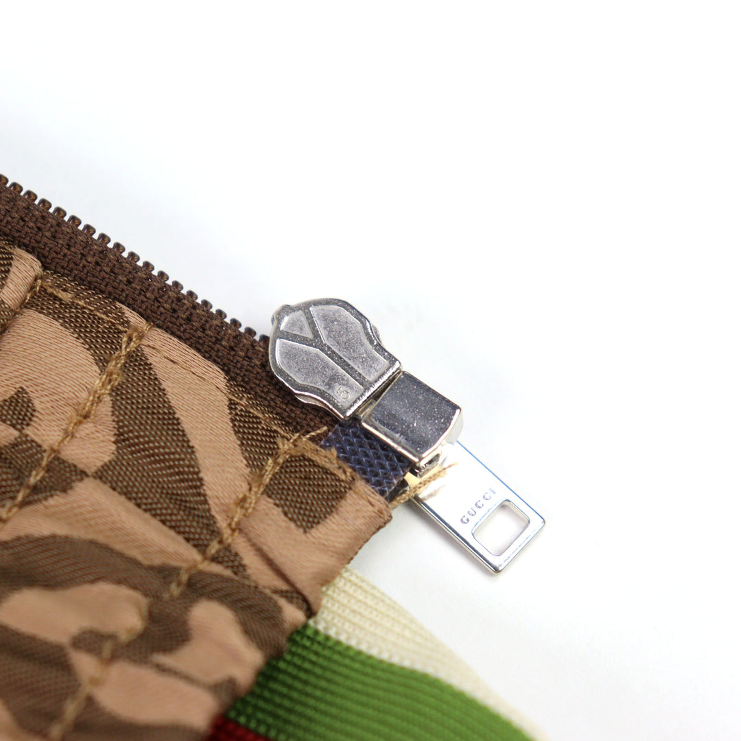 美品○GUCCI グッチ 587358 Gランバス サイドライン レザー使い トラックジャケット ブラウン系 S イタリア製 正規品 メンズ