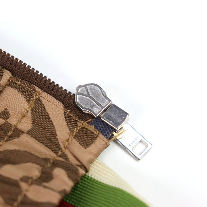美品○GUCCI グッチ 587358 Gランバス サイドライン レザー使い トラックジャケット ブラウン系 S イタリア製 正規品 メンズ