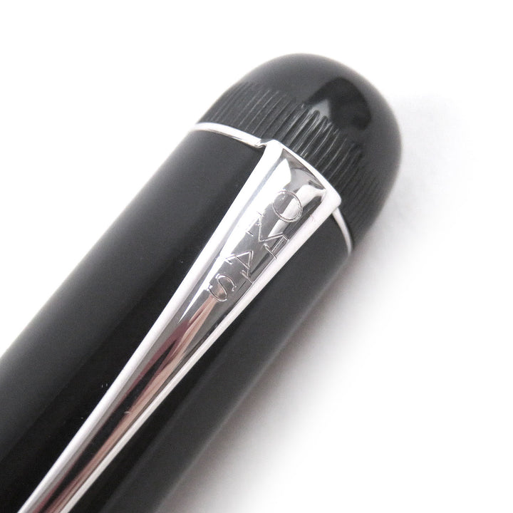 美品□OMAS オマス ヴィンテージ SV925 ペン先18K Mニブ 創設75周年記念 2000年 0130/1500 ドクターペン 万年筆 シルバー ブラック