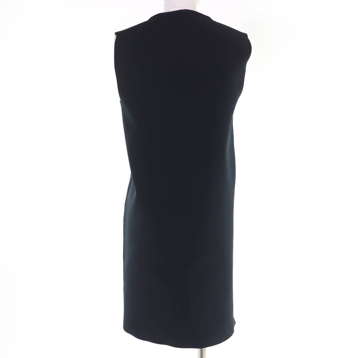 極美品☆JIL SANDER ジルサンダー J02CT0356 ノースリーブ ワンピース ブラック 34 イタリア製 正規品 レディース