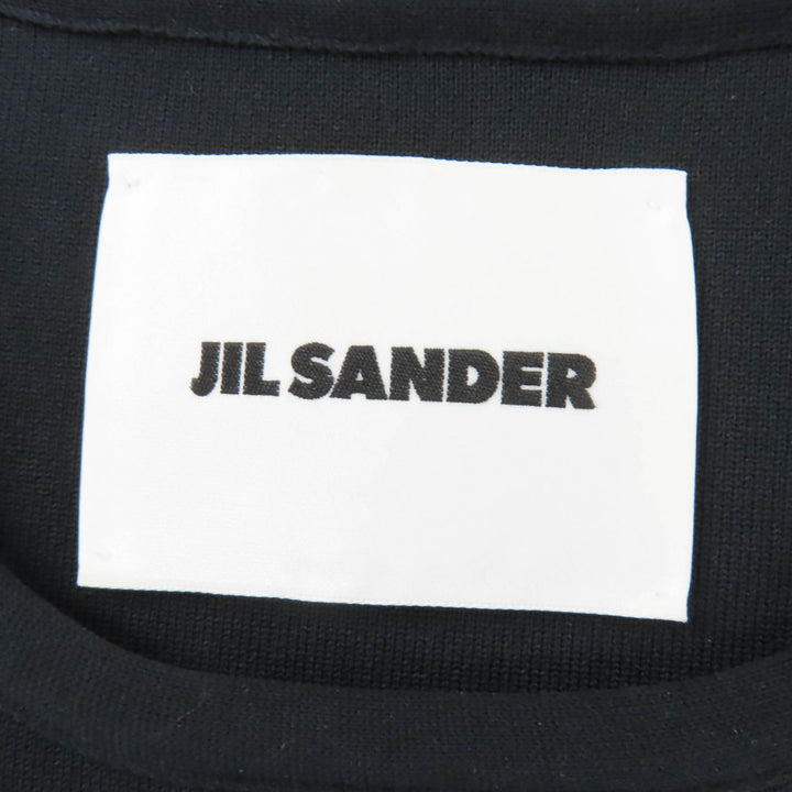 極美品☆JIL SANDER ジルサンダー J02CT0356 ノースリーブ ワンピース ブラック 34 イタリア製 正規品 レディース