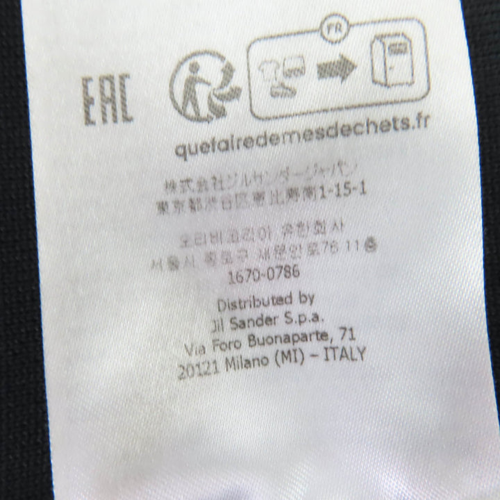 極美品☆JIL SANDER ジルサンダー J02CT0356 ノースリーブ ワンピース ブラック 34 イタリア製 正規品 レディース
