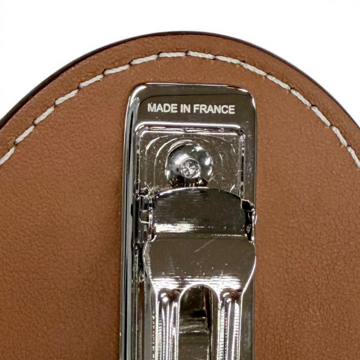 極美品◇HERMES エルメス エヴリン GM ゴールド Hロゴ 現行品 バレッタ ヘアアクセサリー 箱付き フランス製 レディース 定価138600円