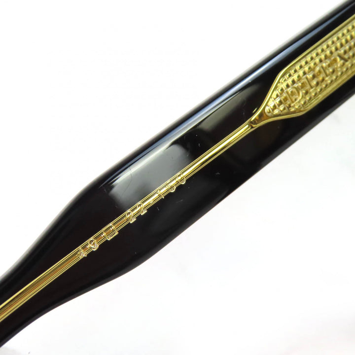 極美品△DITA ディータ DTX102 MANN マン 日本限定200本 JAPAN LIMITED サングラス ブラック ゴールド 49□22-150 デモレンズ ケース付き