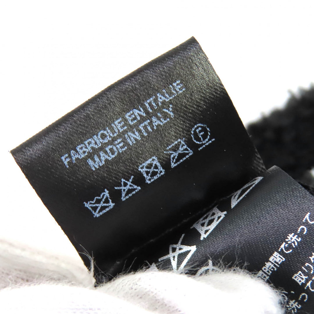 極美品△CHANEL シャネル 21B AA7847 ココマーク金具 総柄 パイル地 バケットハット 帽子 ブラック ホワイト M 伊製 正規品 レディース