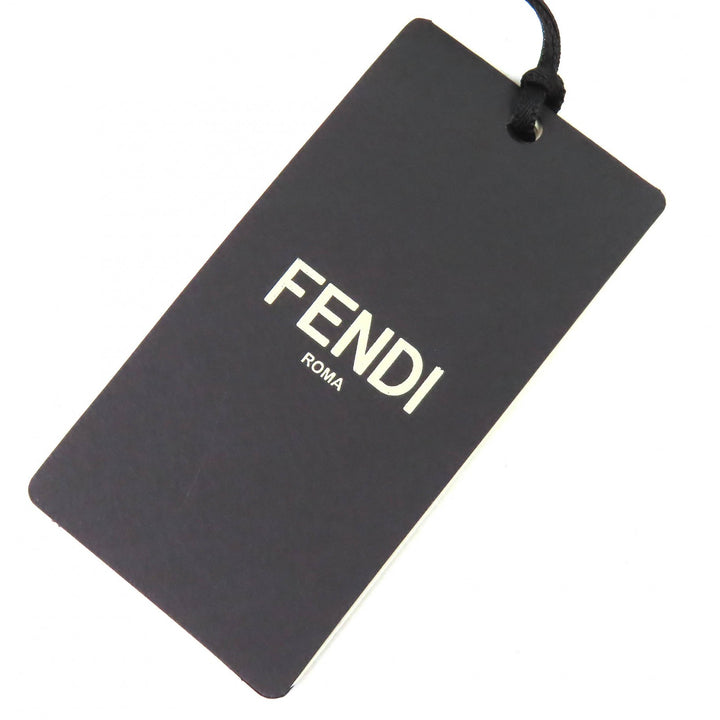未使用品△FENDI フェンディ FXS346 ウール100％ FFロゴ ズッカ柄 ニット マフラー レッド ブラック イタリア製 正規品 レディース