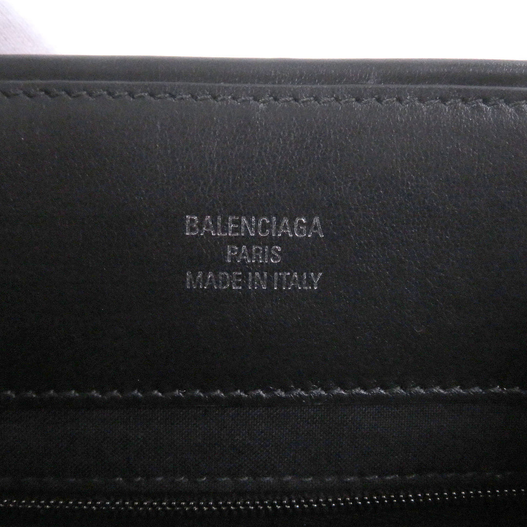 極美品□BALENCIAGA バレンシアガ 759941 DUTY FREE TOTE S キャンバス レザー チェーンショルダー ハンドバッグ ライトベージュ 伊製