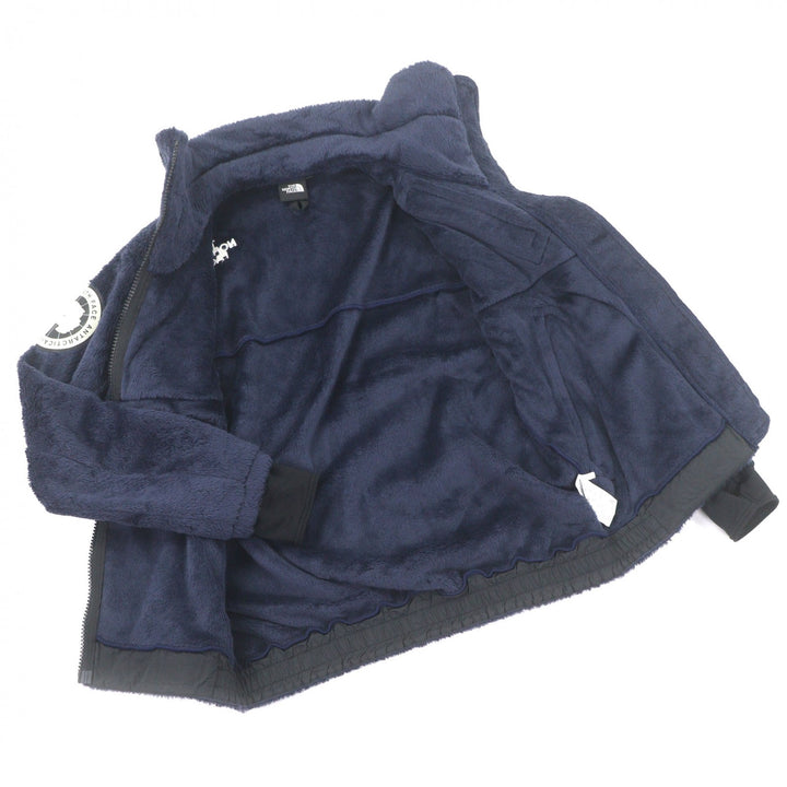 美品□THE NORTH FACE ザ・ノースフェイス NA61930 Antarctica Versa Loft Jacket ロゴ刺繍 フリースジャケット ネイビー M 正規品