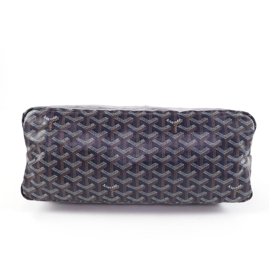 未使用品☆GOYARD ゴヤール ボエム ホーボーバッグ ゴヤールディンキャンバス ポーチ付 ショルダーバッグ ネイビー 保存袋付 レディース