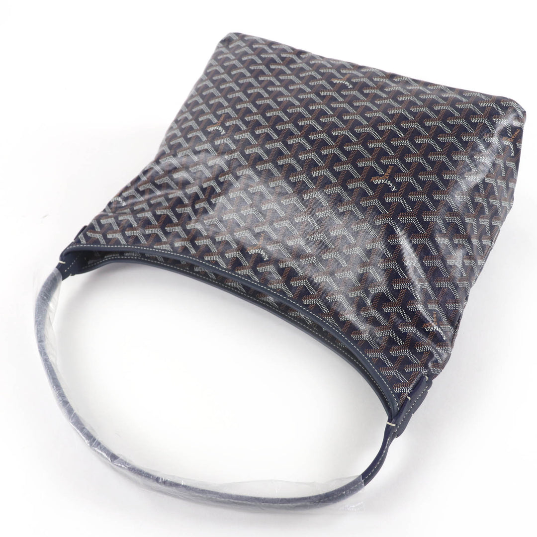 未使用品☆GOYARD ゴヤール ボエム ホーボーバッグ ゴヤールディンキャンバス ポーチ付 ショルダーバッグ ネイビー 保存袋付 レディース