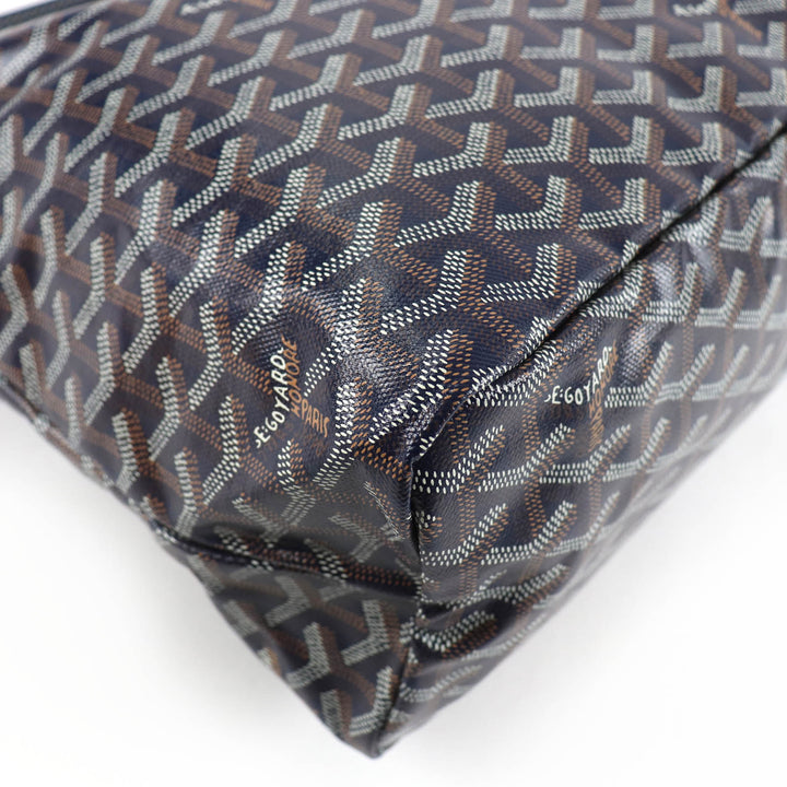 未使用品☆GOYARD ゴヤール ボエム ホーボーバッグ ゴヤールディンキャンバス ポーチ付 ショルダーバッグ ネイビー 保存袋付 レディース