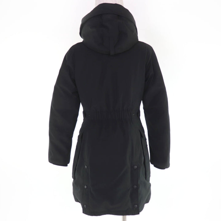 良品☆CANADA GOOSE カナダグース 3811L Kinley Parka コットン フード付 ダウンコート ブラック S サザビーリーグ国内正規品 レディース