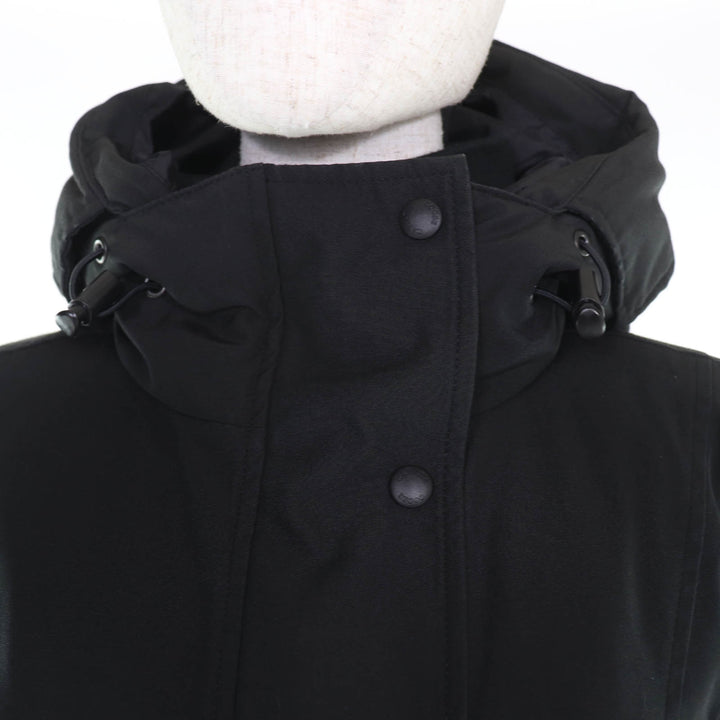 良品☆CANADA GOOSE カナダグース 3811L Kinley Parka コットン フード付 ダウンコート ブラック S サザビーリーグ国内正規品 レディース