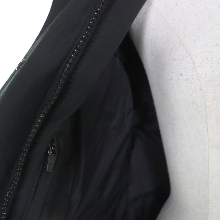 良品☆CANADA GOOSE カナダグース 3811L Kinley Parka コットン フード付 ダウンコート ブラック S サザビーリーグ国内正規品 レディース