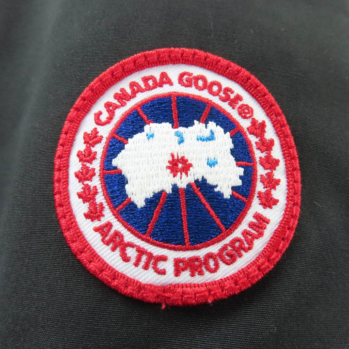 良品☆CANADA GOOSE カナダグース 3811L Kinley Parka コットン フード付 ダウンコート ブラック S サザビーリーグ国内正規品 レディース
