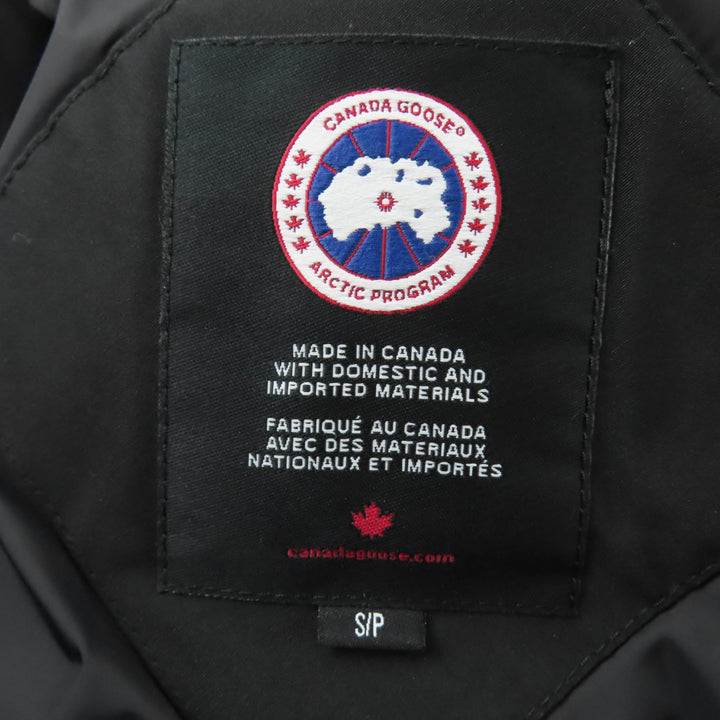 良品☆CANADA GOOSE カナダグース 3811L Kinley Parka コットン フード付 ダウンコート ブラック S サザビーリーグ国内正規品 レディース
