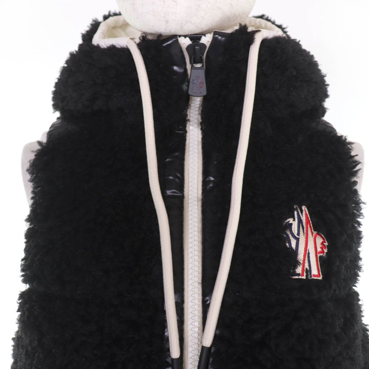 未使用品☆MONCLER GRENOBLE モンクレールグルノーブル 2025年製 GILET ダウンベスト ブラック XXS 日本サイズ約XSサイズ相当 正規品