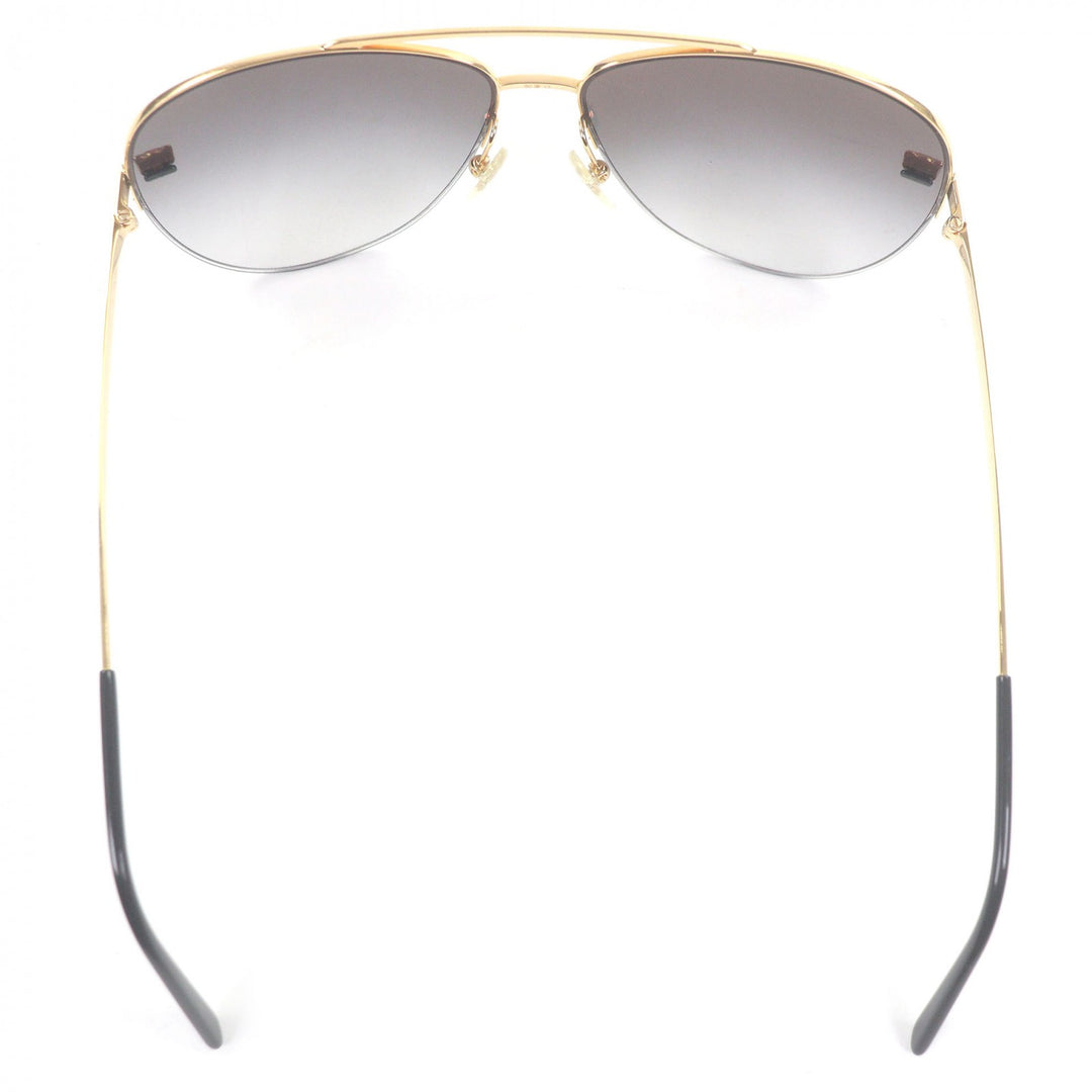 美品□Cartier カルティエ パンテール ドゥ カルティエ ティアドロップ アビエーターサングラス ゴールド グレー 60□13 フランス製