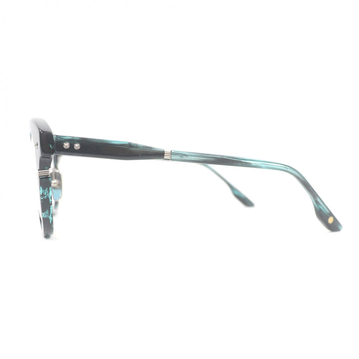 極美品□DITA ディータ DTX730-A-02 LINEUS-TWO マーブル柄 ボストンフレーム メガネ 眼鏡 アイウェア 51□21-145 日本製 定価108900円