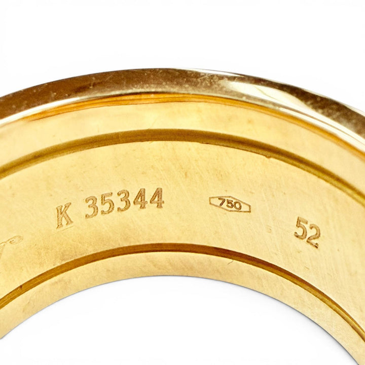 美品◇Cartier カルティエ K35344 C2 ワイド リング 750 (YG) 指輪 アクセサリー イエローゴールド 52 (JP12号) 重量12.11g レディース