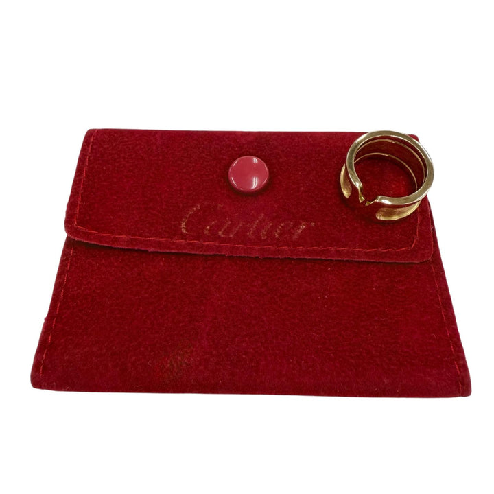 極美品◇Cartier カルティエ M39200 C2ワイド リング 750(YG) 指輪 イエローゴールド 51 (JP11号) 重量12.19g レディース 保存袋付き