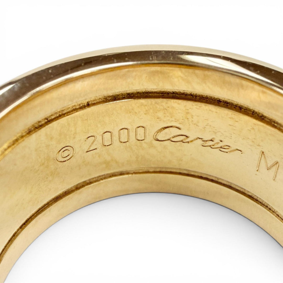 極美品◇Cartier カルティエ M39200 C2ワイド リング 750(YG) 指輪 イエローゴールド 51 (JP11号) 重量12.19g レディース 保存袋付き