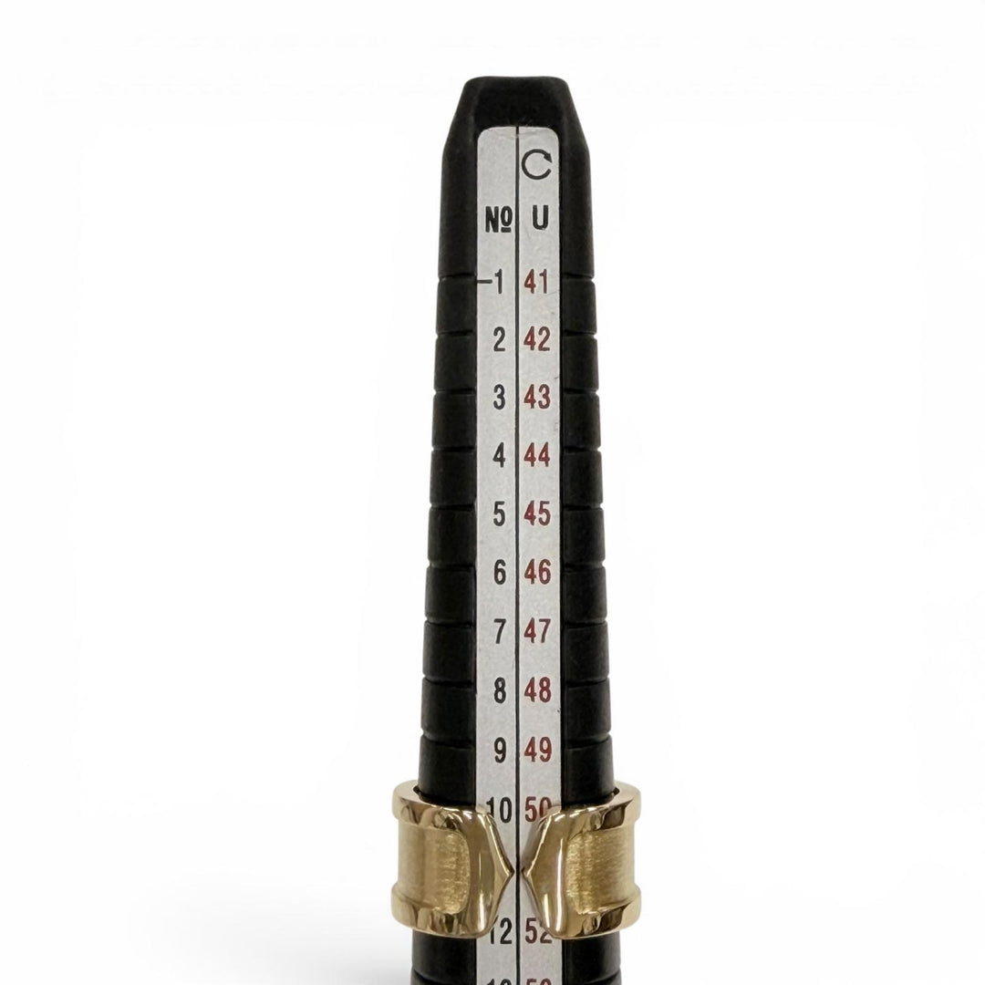 極美品◇Cartier カルティエ M39200 C2ワイド リング 750(YG) 指輪 イエローゴールド 51 (JP11号) 重量12.19g レディース 保存袋付き