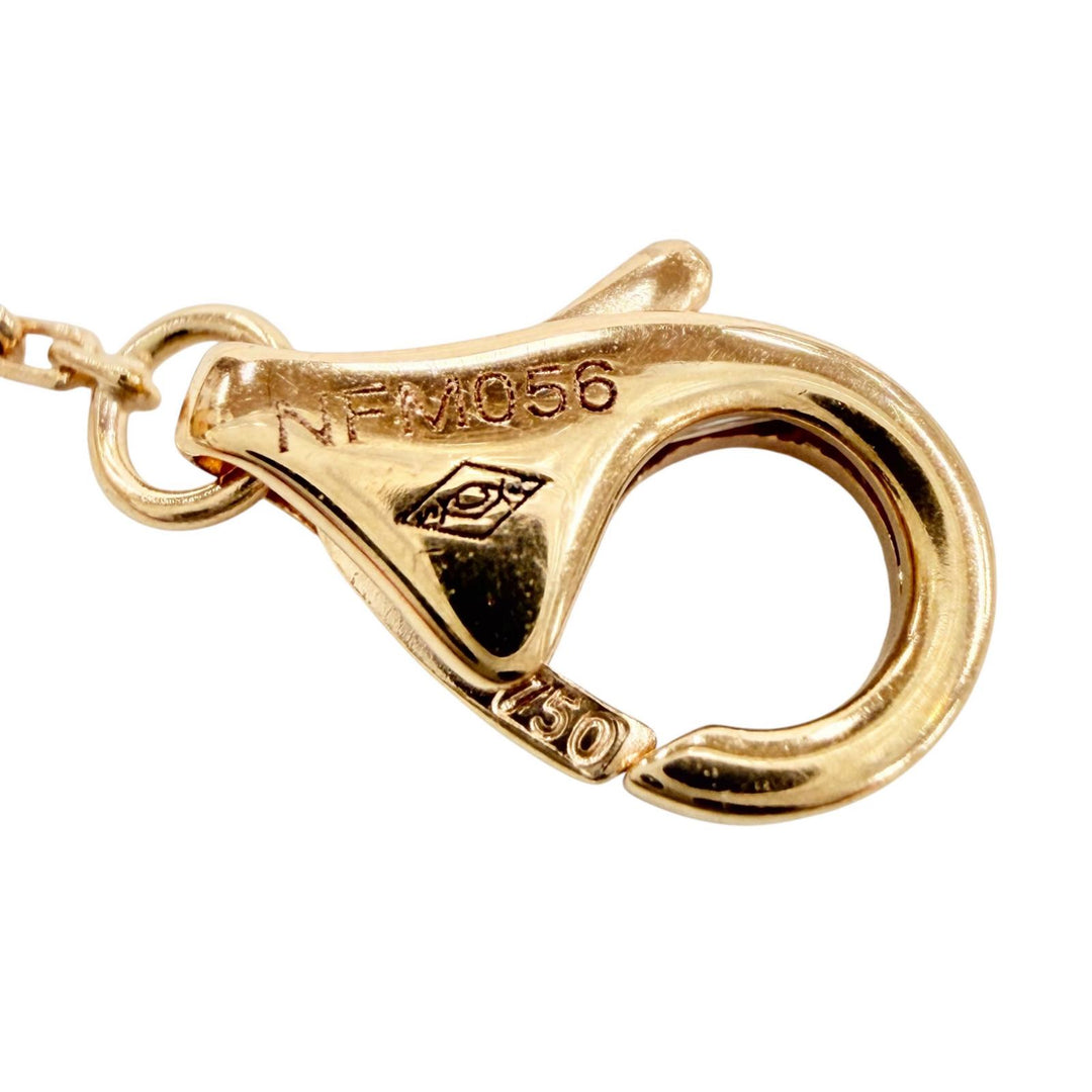 極美品◇Cartier カルティエ NFM056 Cドゥ カルティエ AU750(PG) ダイヤ1P GIA No.6375650428 ネックレス ピンクゴールド 重量2.12g