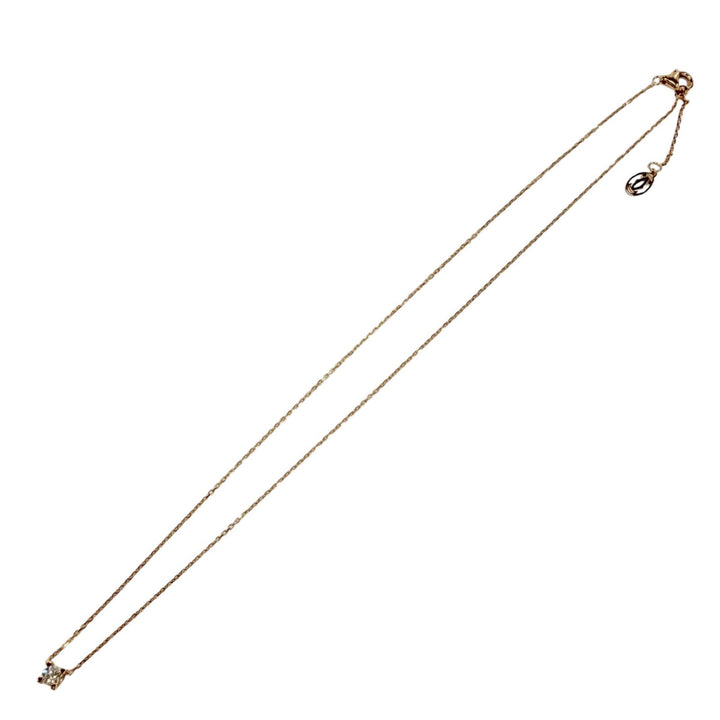 極美品◇Cartier カルティエ NFM056 Cドゥ カルティエ AU750(PG) ダイヤ1P GIA No.6375650428 ネックレス ピンクゴールド 重量2.12g