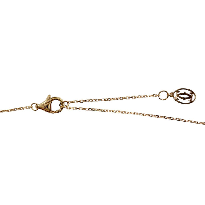 極美品◇Cartier カルティエ NFM056 Cドゥ カルティエ AU750(PG) ダイヤ1P GIA No.6375650428 ネックレス ピンクゴールド 重量2.12g