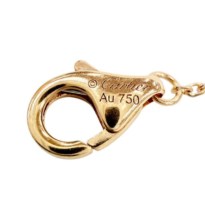極美品◇Cartier カルティエ NFM056 Cドゥ カルティエ AU750(PG) ダイヤ1P GIA No.6375650428 ネックレス ピンクゴールド 重量2.12g