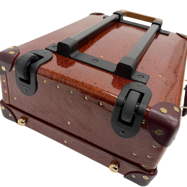 極美品□GLOBE TROTTER グローブトロッター オリエント スモールキャリーオン キャリーケース スーツケース 2輪 漆/バーガンディ 英国製