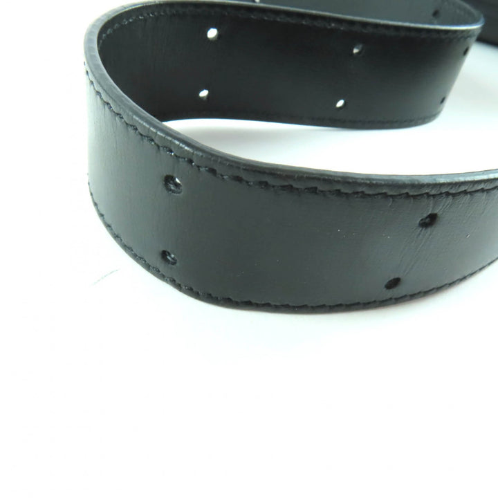 美品★JIL SANDER ジルサンダー J08WD0008 カンノーロ ミニ ショルダーバッグ レザー ロゴ入り ブラック 保存袋付 イタリア製 レディース